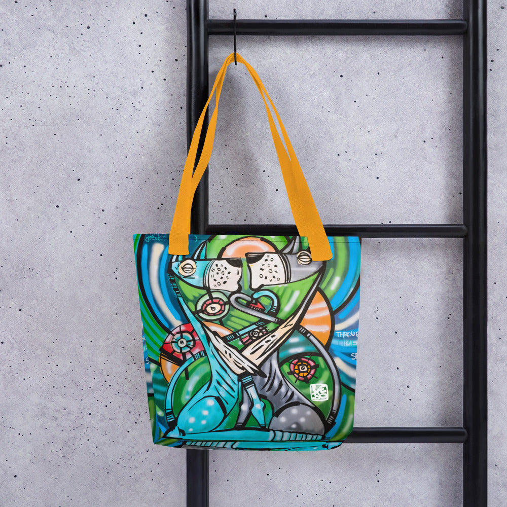 Through Time and Space – Lebo Tote bag
